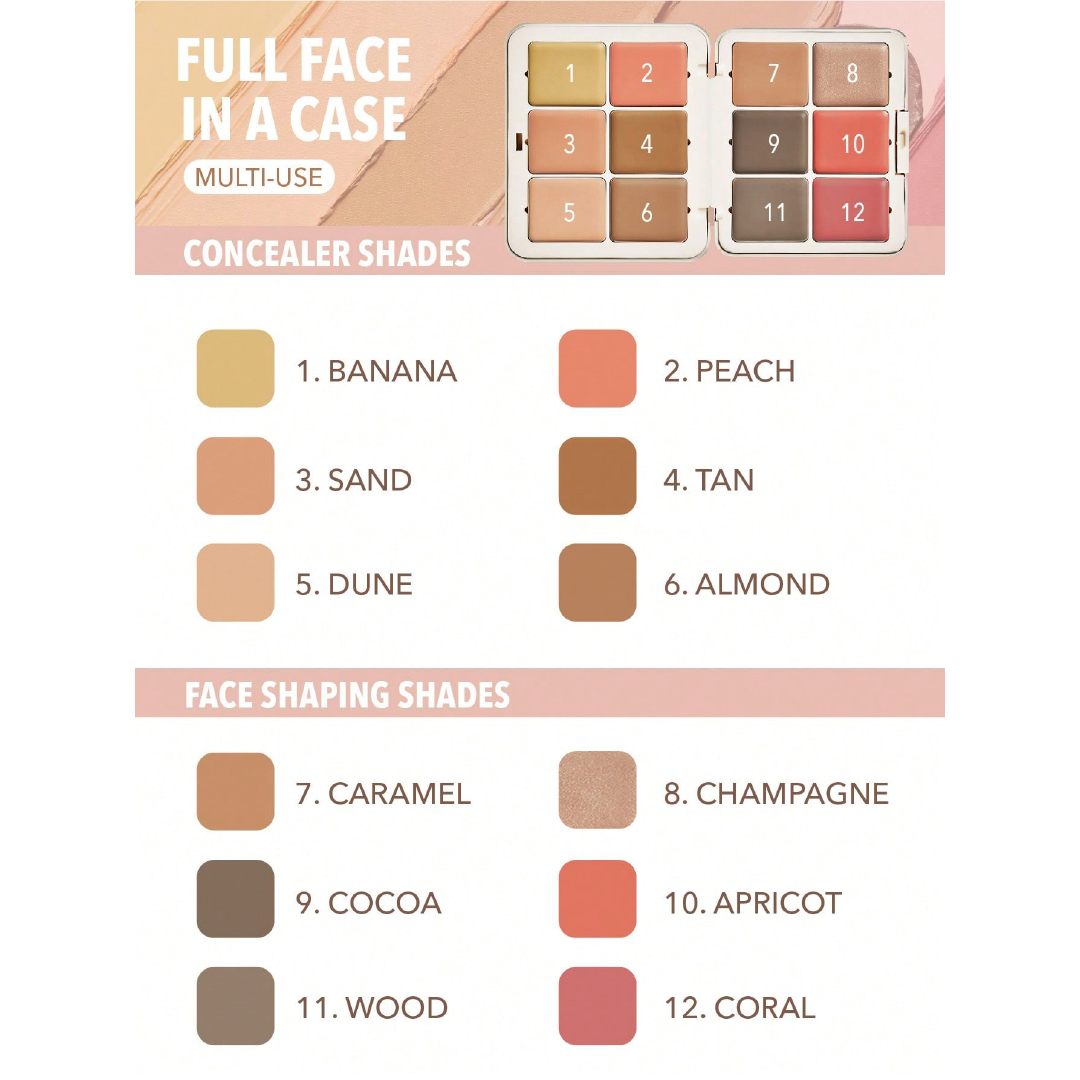Multifunctional Face Palette