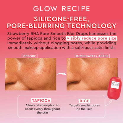 Strawberry BHA Pore-Smooth Blur Drops