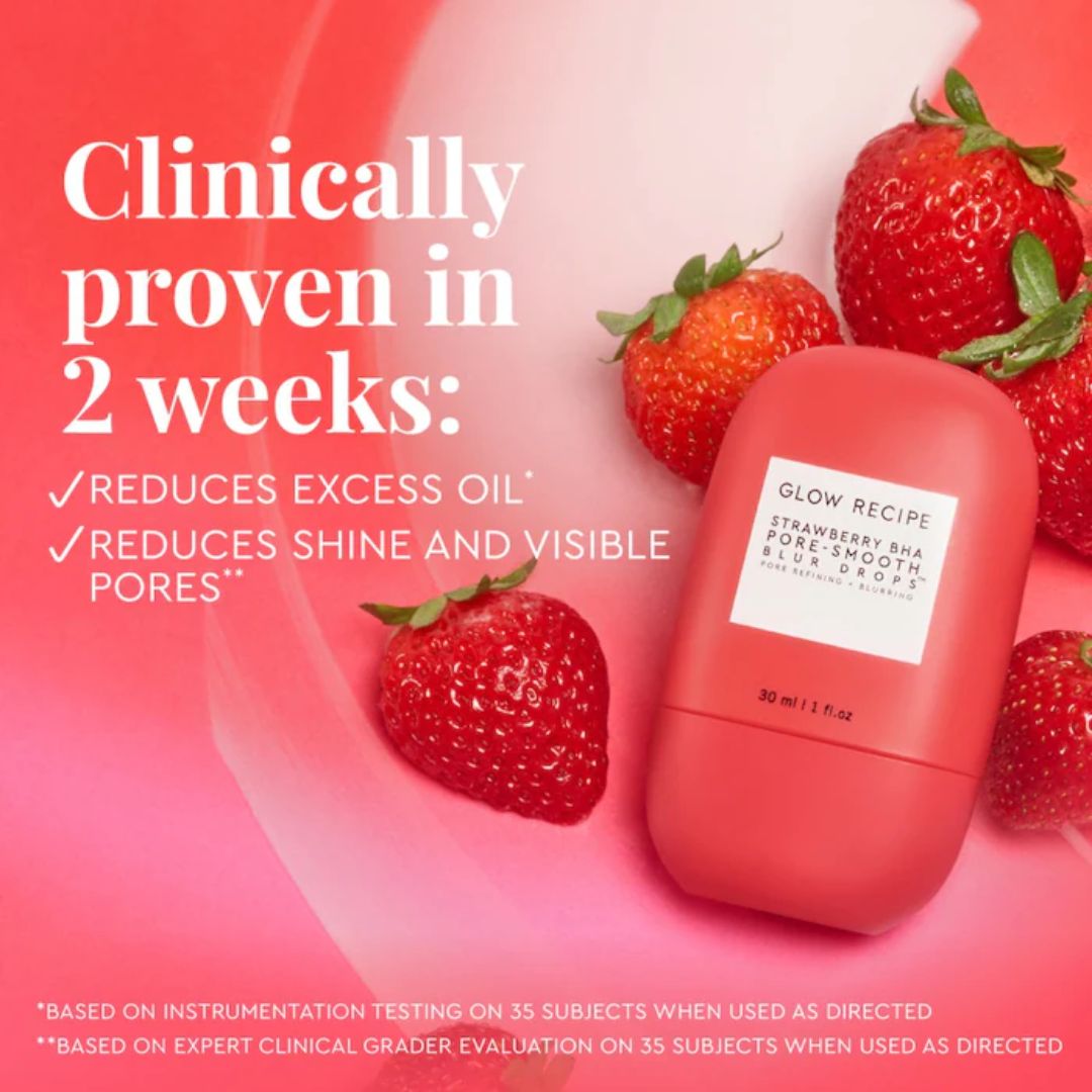 Strawberry BHA Pore-Smooth Blur Drops