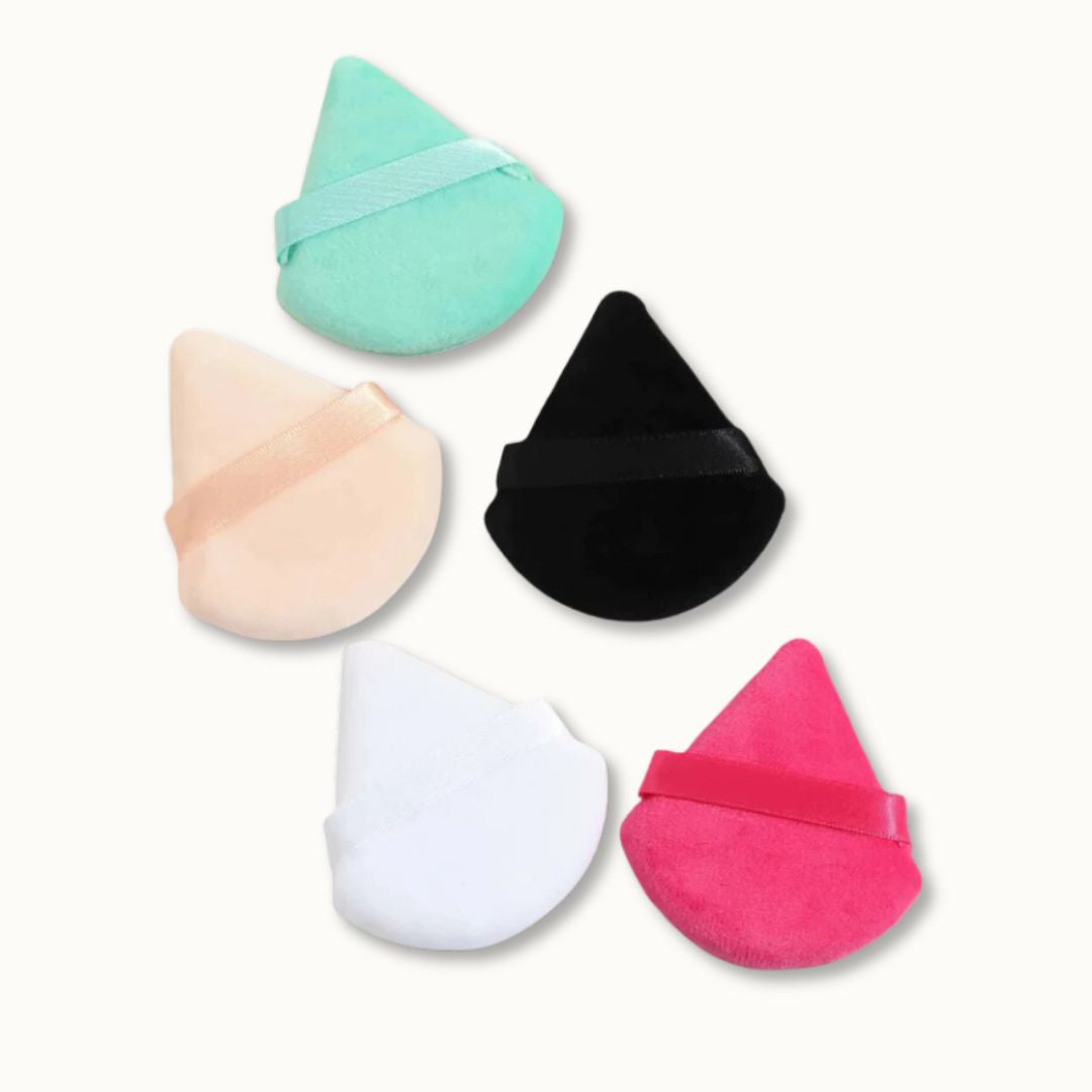 5pcs Fan Shaped Powder Puff