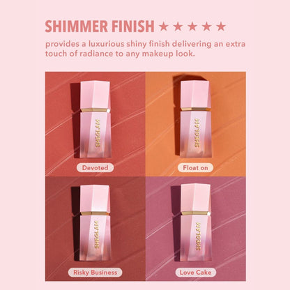 Color Bloom Dayglow Liquid Blush Shimmer Finish