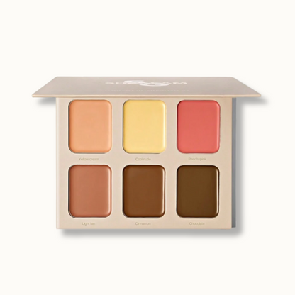 Stereo Face Six-Color Cosmetic Disc