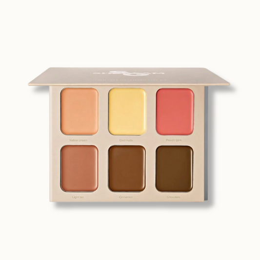 Stereo Face Six-Color Cosmetic Disc