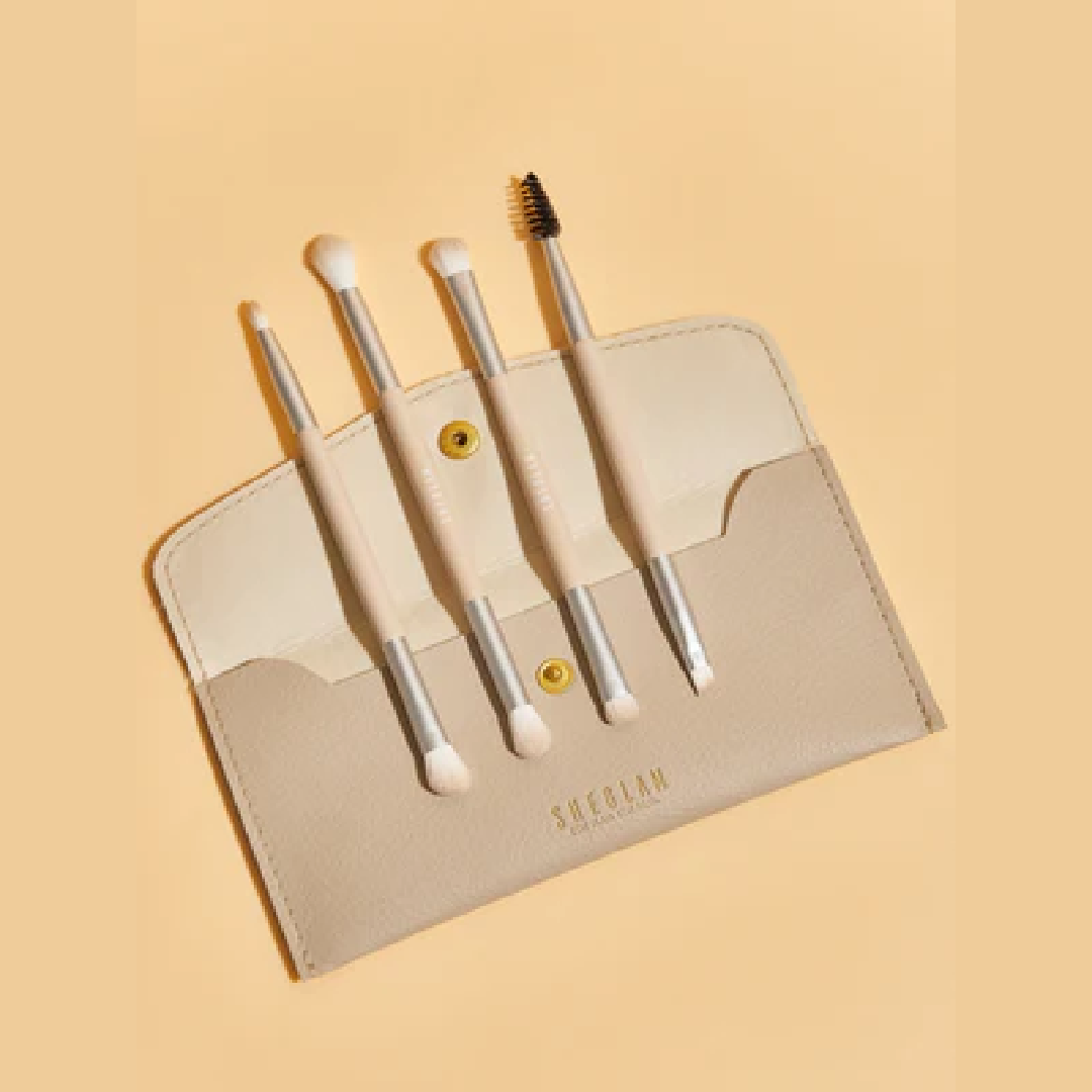Glam 101 Face Essentials Brush Set with Bag