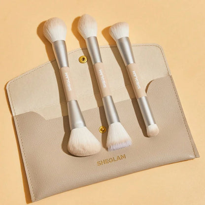 Glam 101 Face Essentials Brush Set with Bag