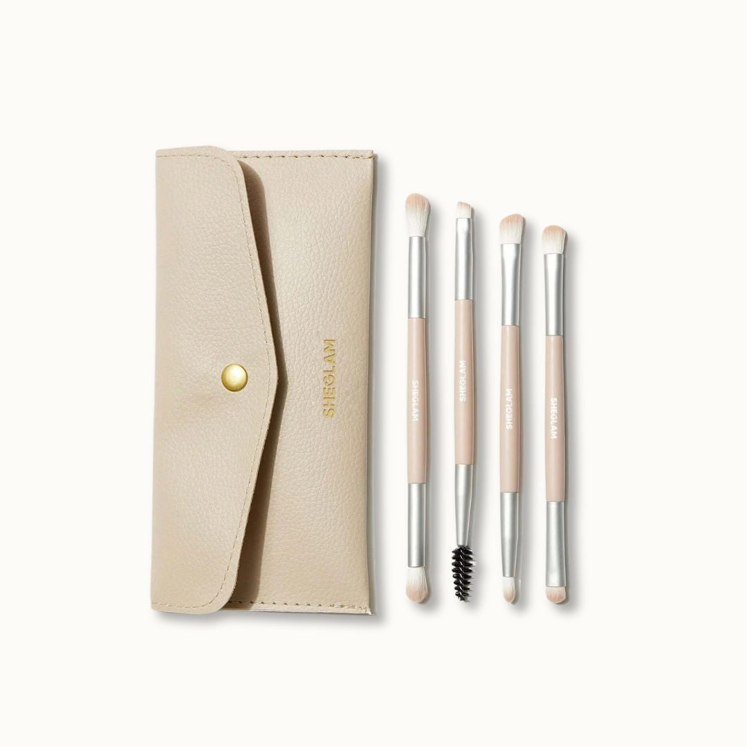 Glam 101 Face Essentials Brush Set with Bag