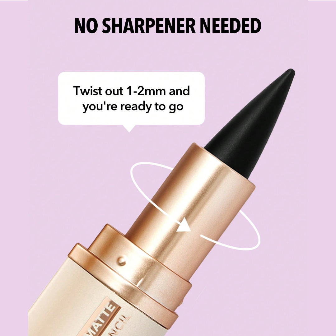 Buy Authentic SHEGLAM EZ Glide Matte Eyeliner Pencil in Bangladesh – original Sheglam makeup pencil with smooth, intense matte color for precise, long-lasting, smudge-proof eye definition. Available online in BD at best price with fast home delivery.