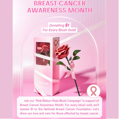 Pink Ribbon Rose Blush