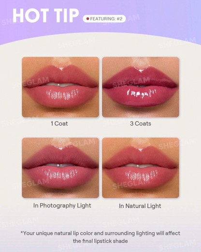 SHEGLAM BD Lip Link Mini Gloss Bracelet Palette Now Available in Bangladesh Lip Swatch 2