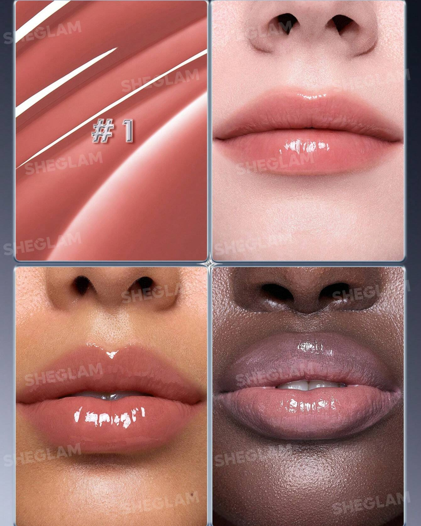 SHEGLAM BD Lip Link Mini Gloss Bracelet Palette Now Available in Bangladesh Lip Swatch