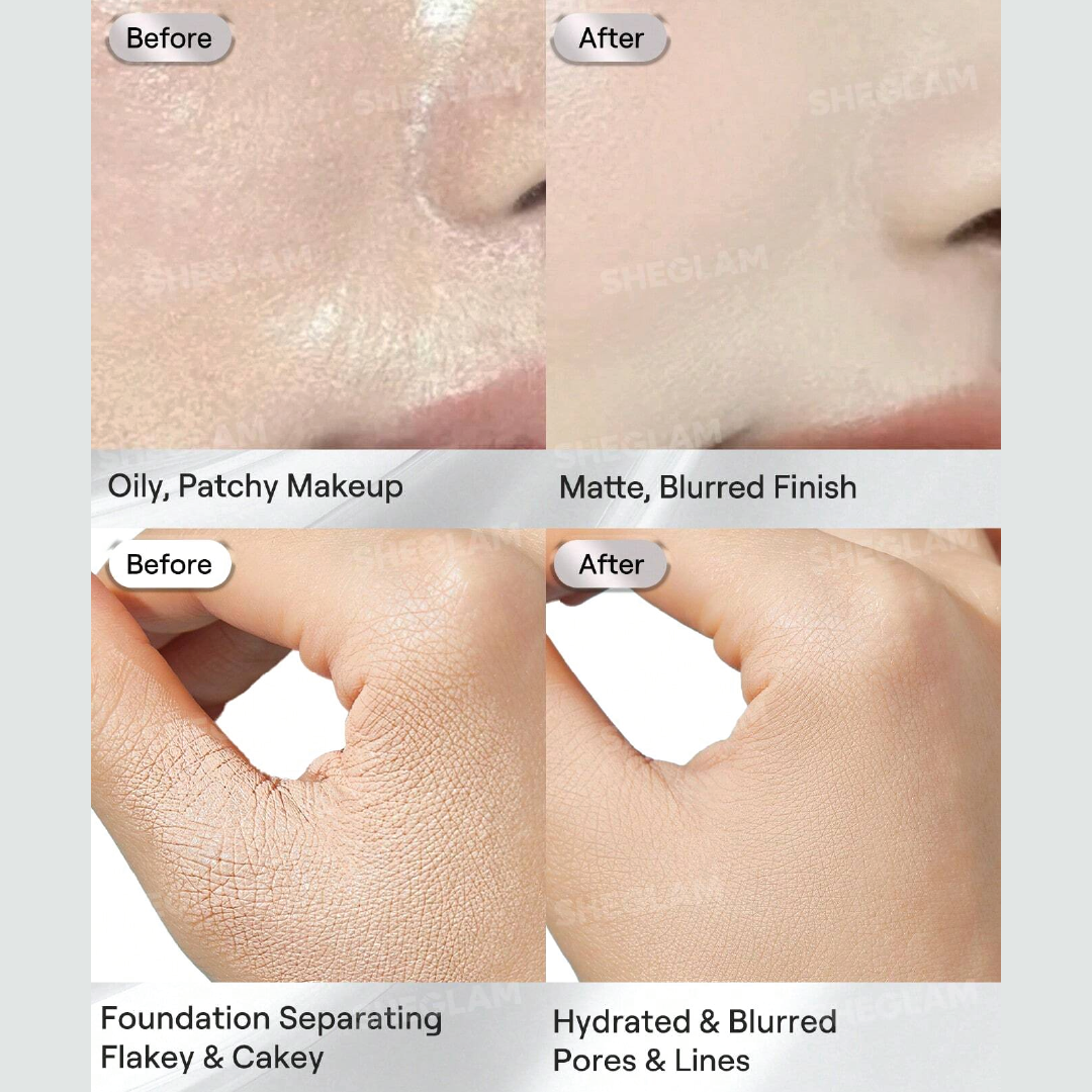 Original SHEGLAM Camera On Smooth & Blur Primer – lightweight pore-minimizing makeup primer for smooth matte finish, long-lasting base, oil control, buy authentic SHEGLAM cosmetics online in Bangladesh.