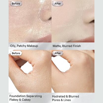 Original SHEGLAM Camera On Smooth & Blur Primer – lightweight pore-minimizing makeup primer for smooth matte finish, long-lasting base, oil control, buy authentic SHEGLAM cosmetics online in Bangladesh.