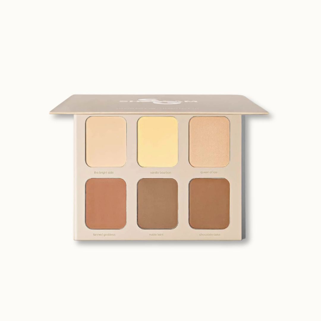 Stereo Face Six-Color Cosmetic Disc